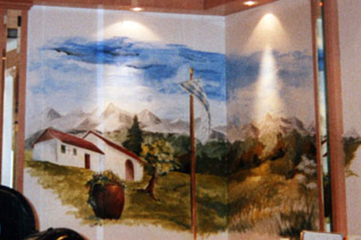 Wandmalerei Vinzenzmurr Garmisch Partenkirchen